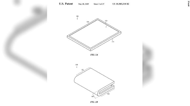 Apple запатентовала сгибающийся iPhone