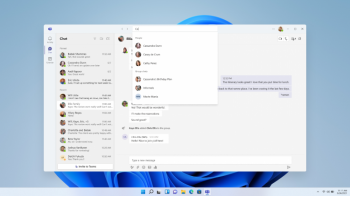 В Windows 11 появилось приложение «Чат» на базе сервиса Microsoft Teams